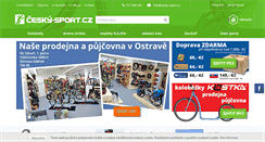 Desktop Screenshot of cesky-sport.cz